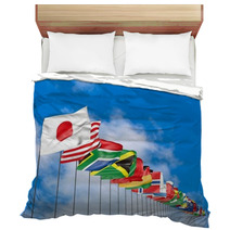 Flags of all nations Bedding 43488582