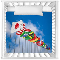 Flags of all nations Nursery Decor 43488582