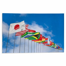 Flags of all nations Rugs 43488582