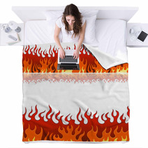 Flame Banner Set Blankets 31794254