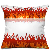 Flame Banner Set Pillows 31794254