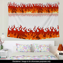 Flame Banner Set Wall Art 31794254