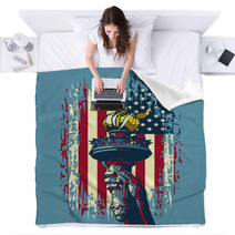 Flame Of Liberty Blankets 70152335