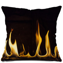 Flaming Log Pillows 47549800