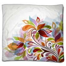Floral Background Blankets 25855023