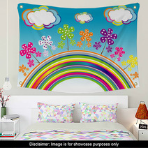 Floral Background Wall Art 7241439