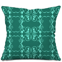 Floral Design Als Tapete Pillows 14937581