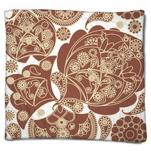 Floral Pattern Blankets 66829489