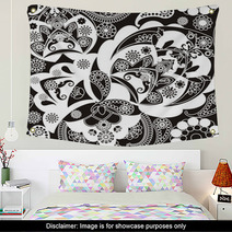 Floral Pattern Wall Art 66907849