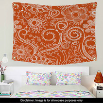 Floral Seamless Pattern Wall Art 29560143