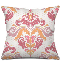 Floral Seamless Vector Pattern Orient Abstract Background Pillows 70849551