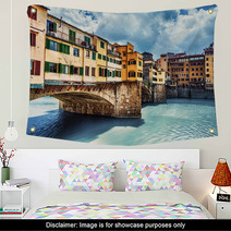Florence, Bridge And Arno River Wall Art 56807257