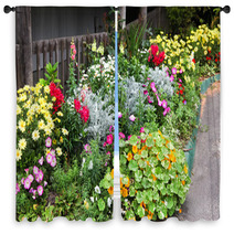 Flower Garden Window Curtains 51924199