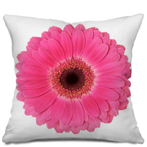 Flower On A White Background Pillows 43158354
