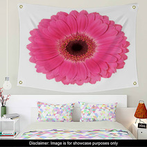 Flower On A White Background Wall Art 43158354