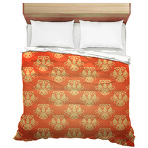 Flower Pattern In Old Style With A Flourish Bedding 52133401