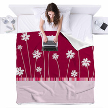 Flowers Background Blankets 38709303