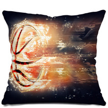 Flying Bascetball Pillows 102055896