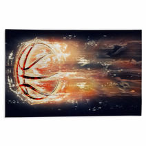 Flying Bascetball Rugs 102055896