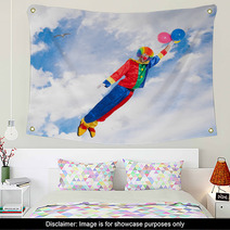 Flying Clown Wall Art 59191771