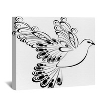 Flying Dove Wall Art 46992662