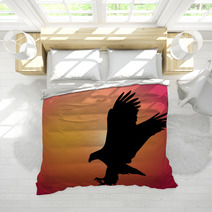 Flying Eagle Sunset Bedding 70902082