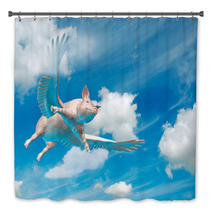Flying Pig Bath Decor 15250279