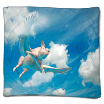 Flying Pig Blankets 15250279