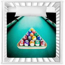 Focus Colour Ball In Rest On The Pool Table For Start A Game Nursery Decor 66967502
