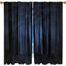 Foggy Forest Window Curtains 32502945