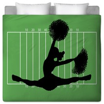 Football Cheerleader 2 Bedding 9534918