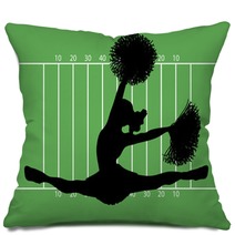 Football Cheerleader 2 Pillows 9534918