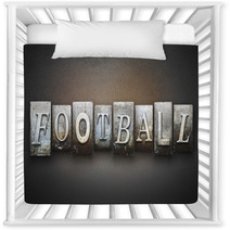 Football Letterpress Nursery Decor 70033993