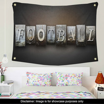 Football Letterpress Wall Art 70033993