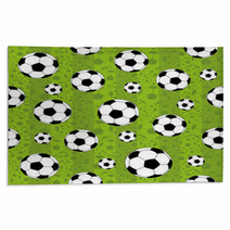Football Pattern For Seamless Background Rugs 104918851