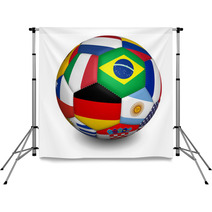 Football World Cup Soccer Ball Backdrops 66361206