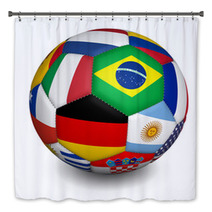 Football World Cup Soccer Ball Bath Decor 66361206