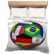 Football World Cup Soccer Ball Bedding 66361206