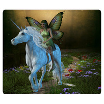 Forest Fairy And Unicorn Rugs 63591288