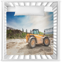 Fork Lift In A Construction Site Nursery Decor 62688091