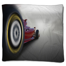 Formula One Car Speeding Blankets 87297766