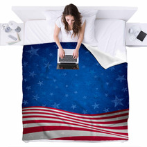 Fourth Of July Background Blankets 42733551