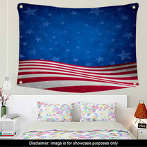 Fourth Of July Background Wall Art 42733551