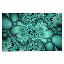 Fractal - The Beauty Of The Gemstone - Malachite. Rugs 53940863