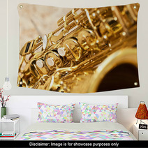Fragment Saxophone Closeup Wall Art 67355058