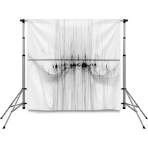 Fraktales Hintergrundbild Monochrom Backdrops 103932323