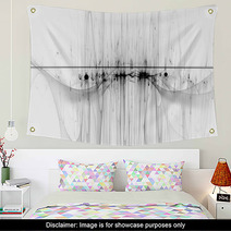Fraktales Hintergrundbild Monochrom Wall Art 103932323