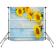 Frame With Sunflowers Backdrops 55261525