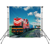 Freight Train Backdrops 55935505
