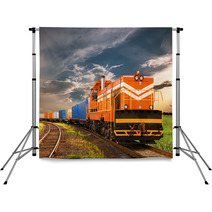 Freight Train Backdrops 60557204